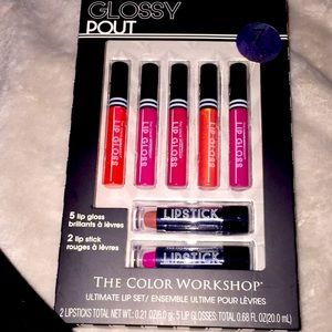 7 peace lip stick and lip gloss not used